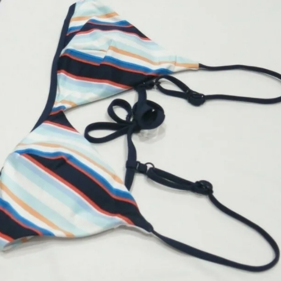 JETS AUSTRALIA Retro Striped Bikini Top - Picture 6 of 8